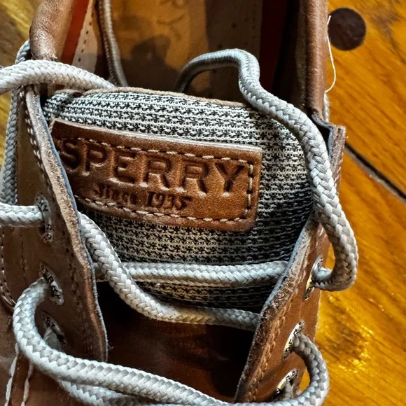 NEW SPERRY Top Sider BILL FISH 3 eyelet Boat Shoe Sz 10 wet dry traction - Picture 10 of 11
